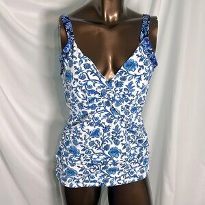 Tommy Bahama Twist front underwire Tankini - Medium - New 🦈